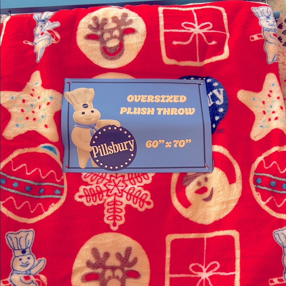 Pillsbury Holiday Cookie Throw Blanket
